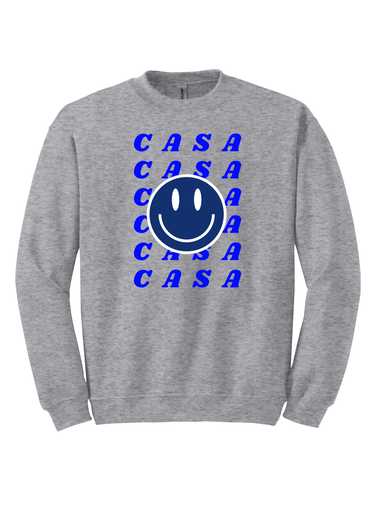 CASA Stacked Smiley - Blue
