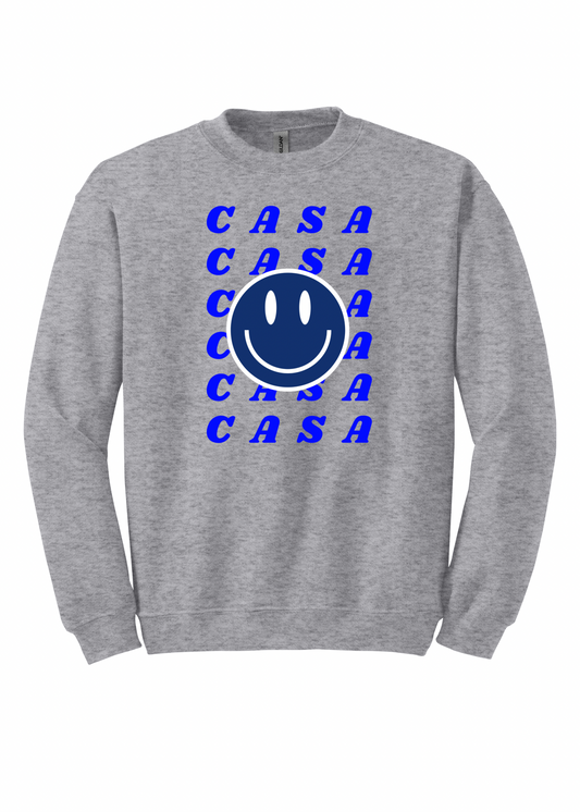 CASA Stacked Smiley - Blue