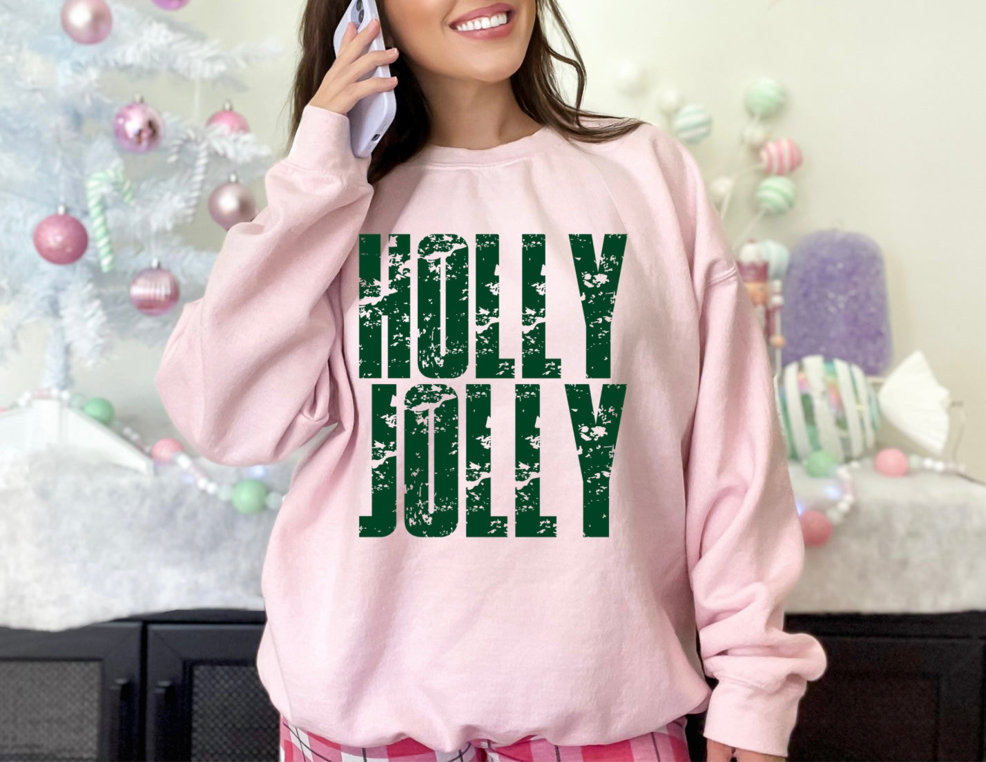 Holly Jolly - Distressed