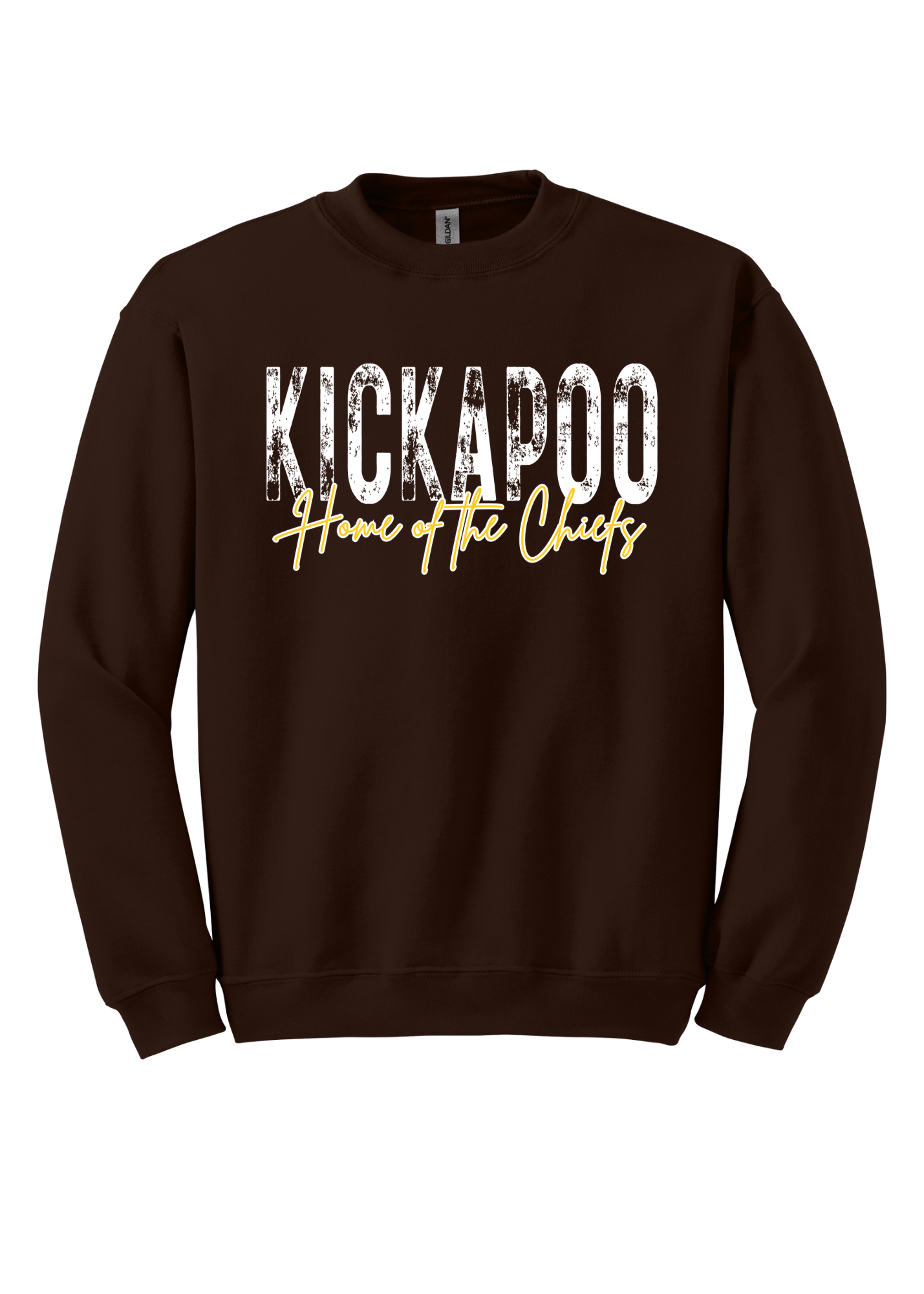 Kickapoo Home of the Chiefs Distressed