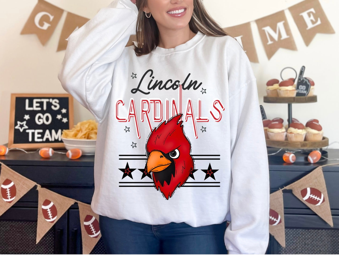 Lincoln Cardinals w/ Stars