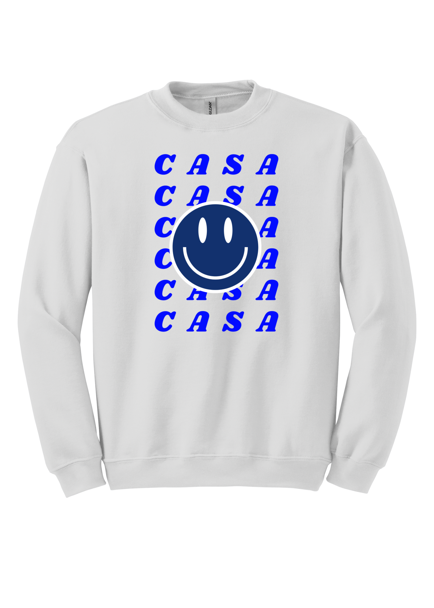 CASA Stacked Smiley - Blue