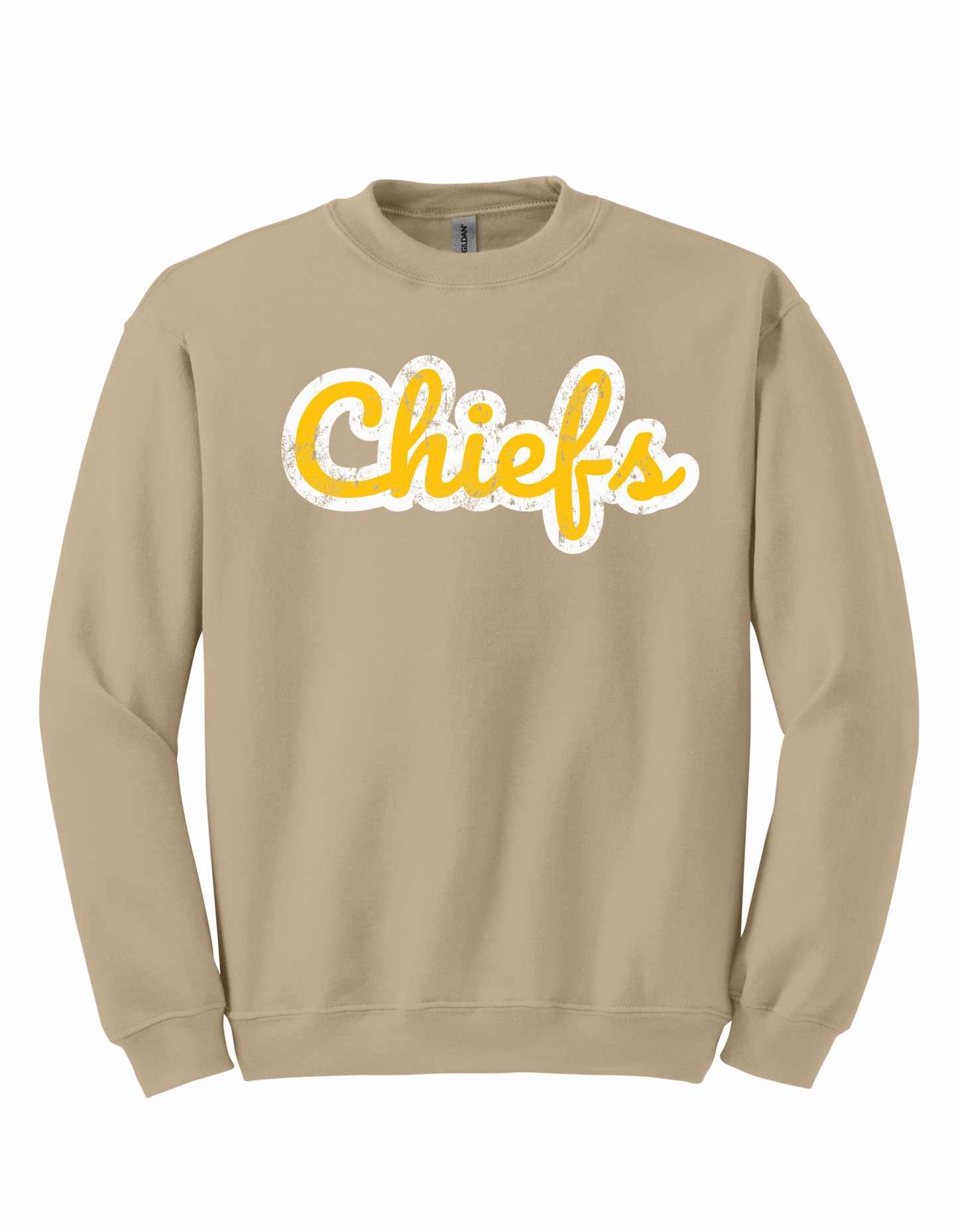 Chiefs - Retro Distressed - Gold