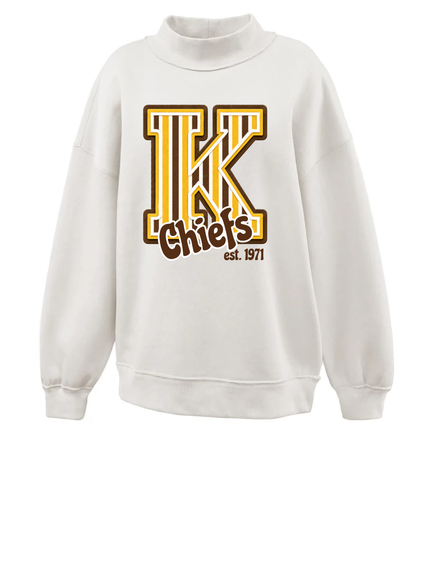 Big K Chiefs Stripe Mockneck