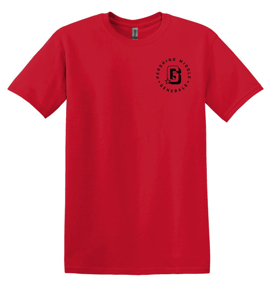 Pershing Middle Round - Adult T-shirt