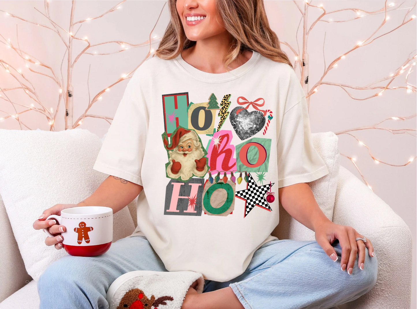 Ho Ho Ho Vintage Collage