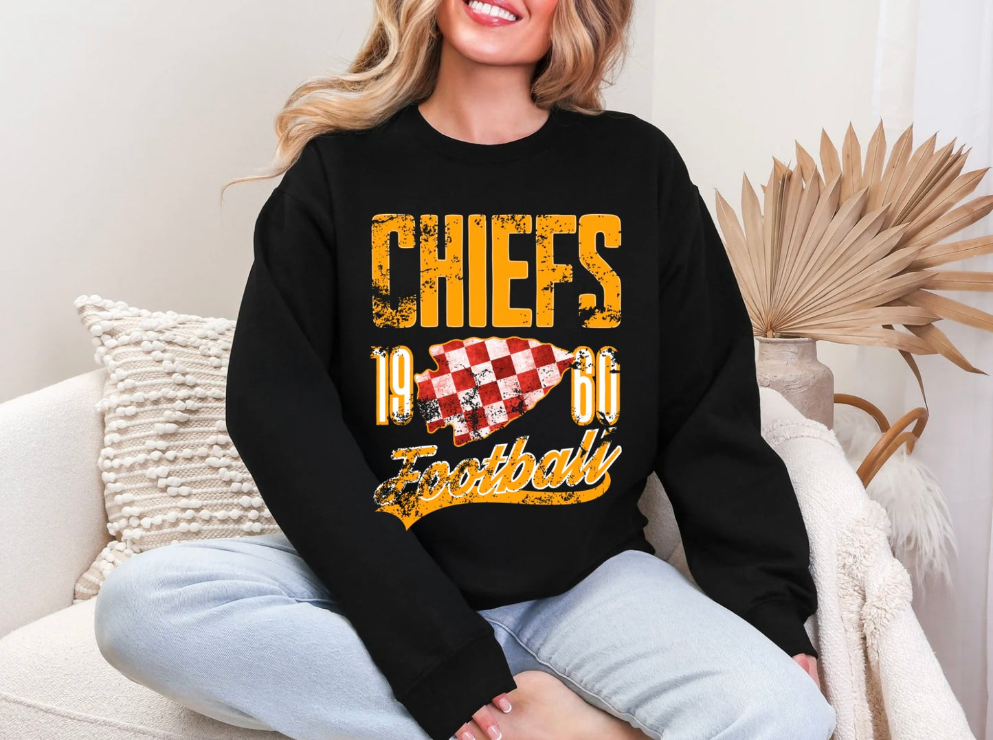 Chiefs - Checkered Arrowhead - Gold