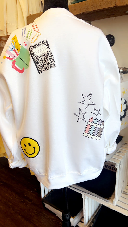 School Doodle Sweatshirt