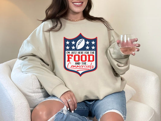 Here for the Food and Commercials