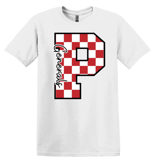 Checkered P - YOUTH T-shirt