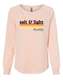 Independent Rounded Hem Sweatshirt - Blush