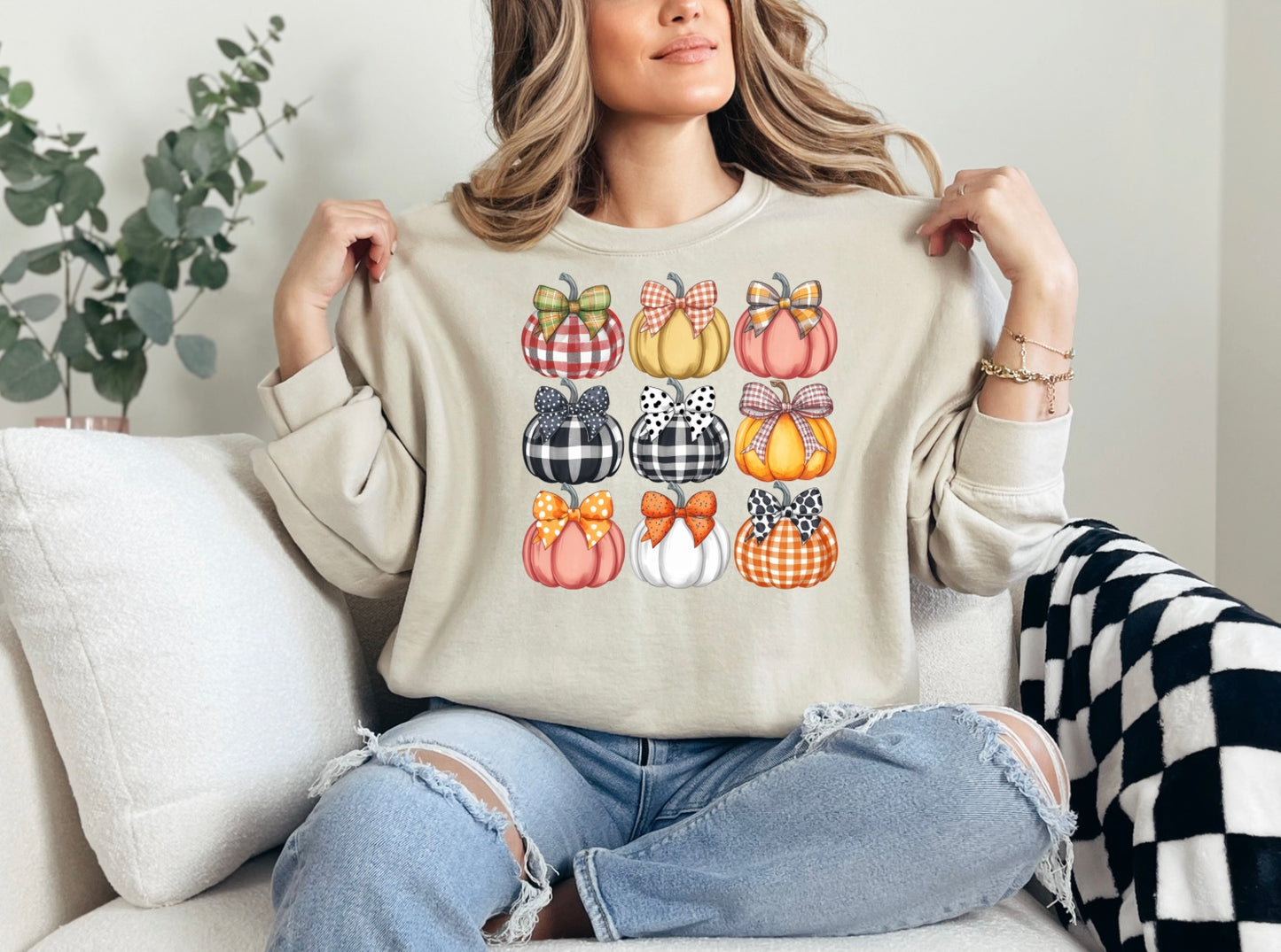 Plaid Pumpkin Collage