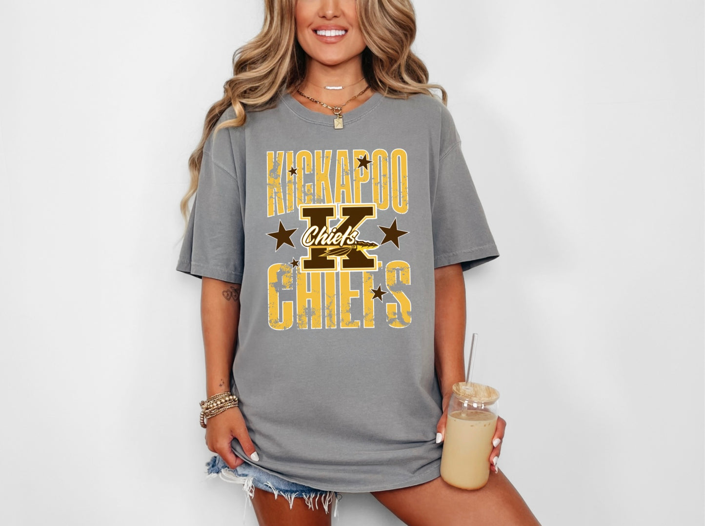Kickapoo Chiefs w/stars large