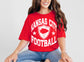 KC Football White Distressed