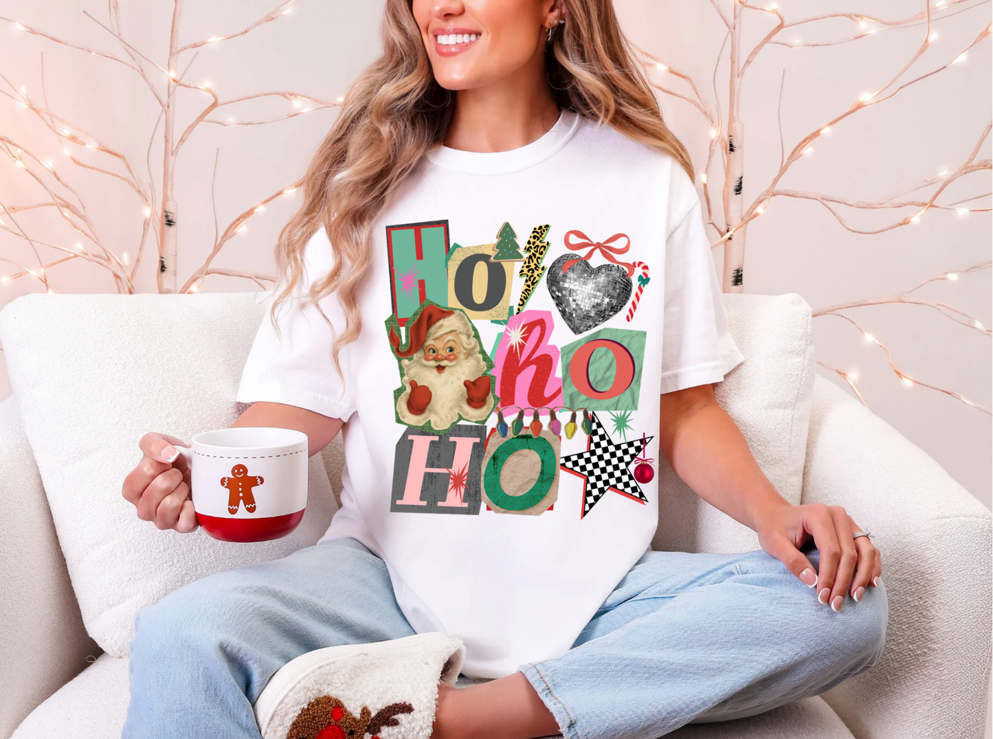 Ho Ho Ho Vintage Collage