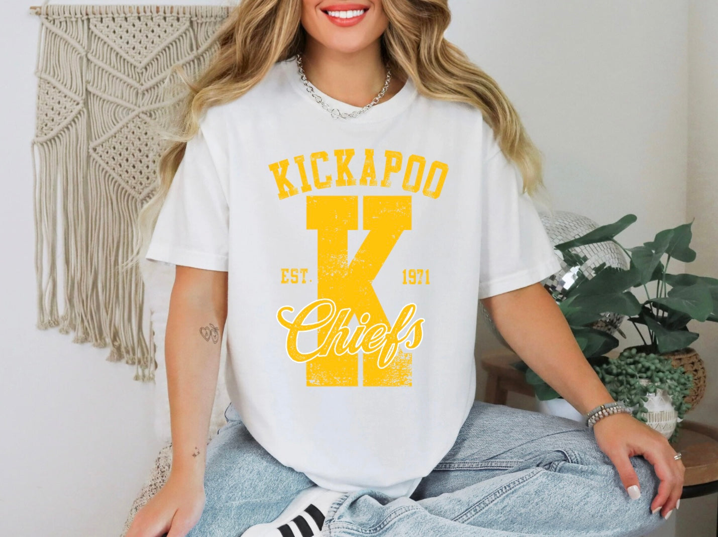Kickapoo Chiefs - Large K 1971 - Gold