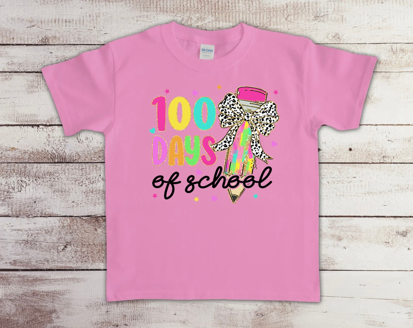 100 Days of School Pencil Bow - YOUTH