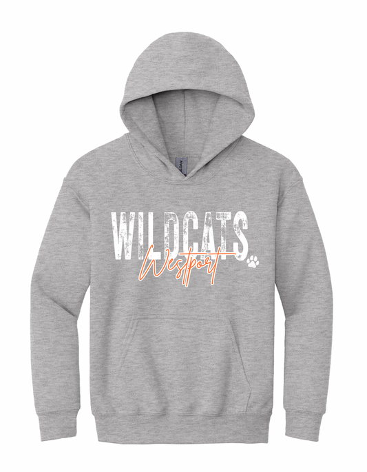Westport Wildcats Distressed - Adult Sweatshirts