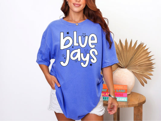 Blue Jays - Lg Font w/stars