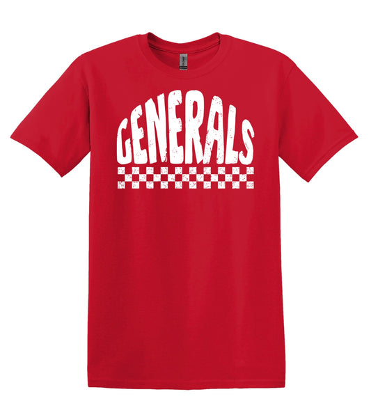 Generals Checker - Adult T-shirt