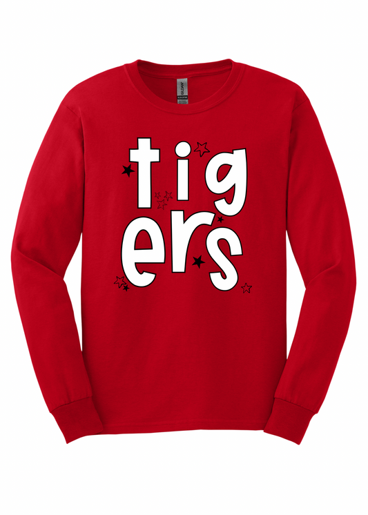 Tigers - Large White Font