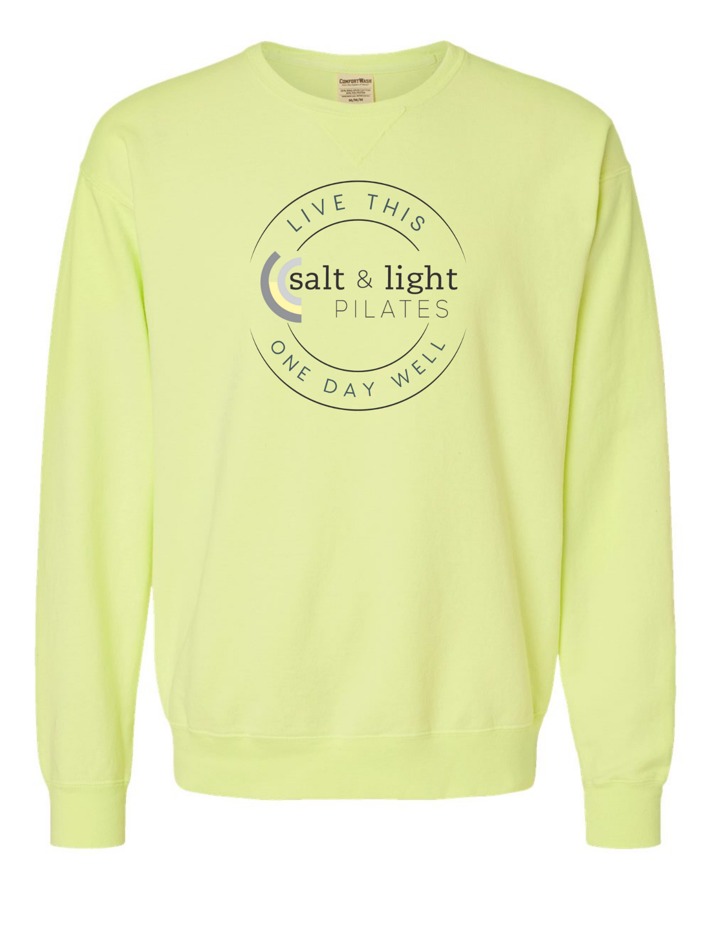 Comfort Wash Sweatshirt - Chic Lime