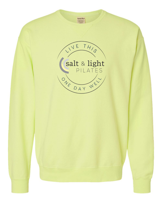 Comfort Wash Sweatshirt - Chic Lime