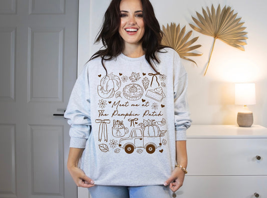 Meet Me At The Pumpkin Patch Doodle