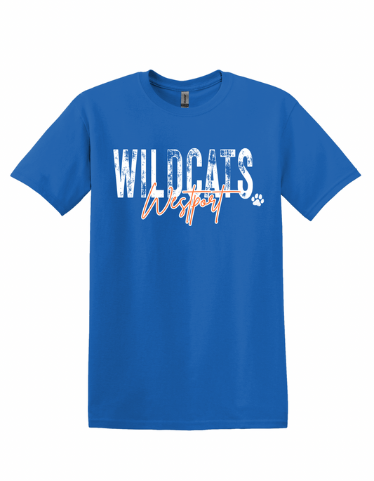 Westport Wildcats Distressed - YOUTH Tee