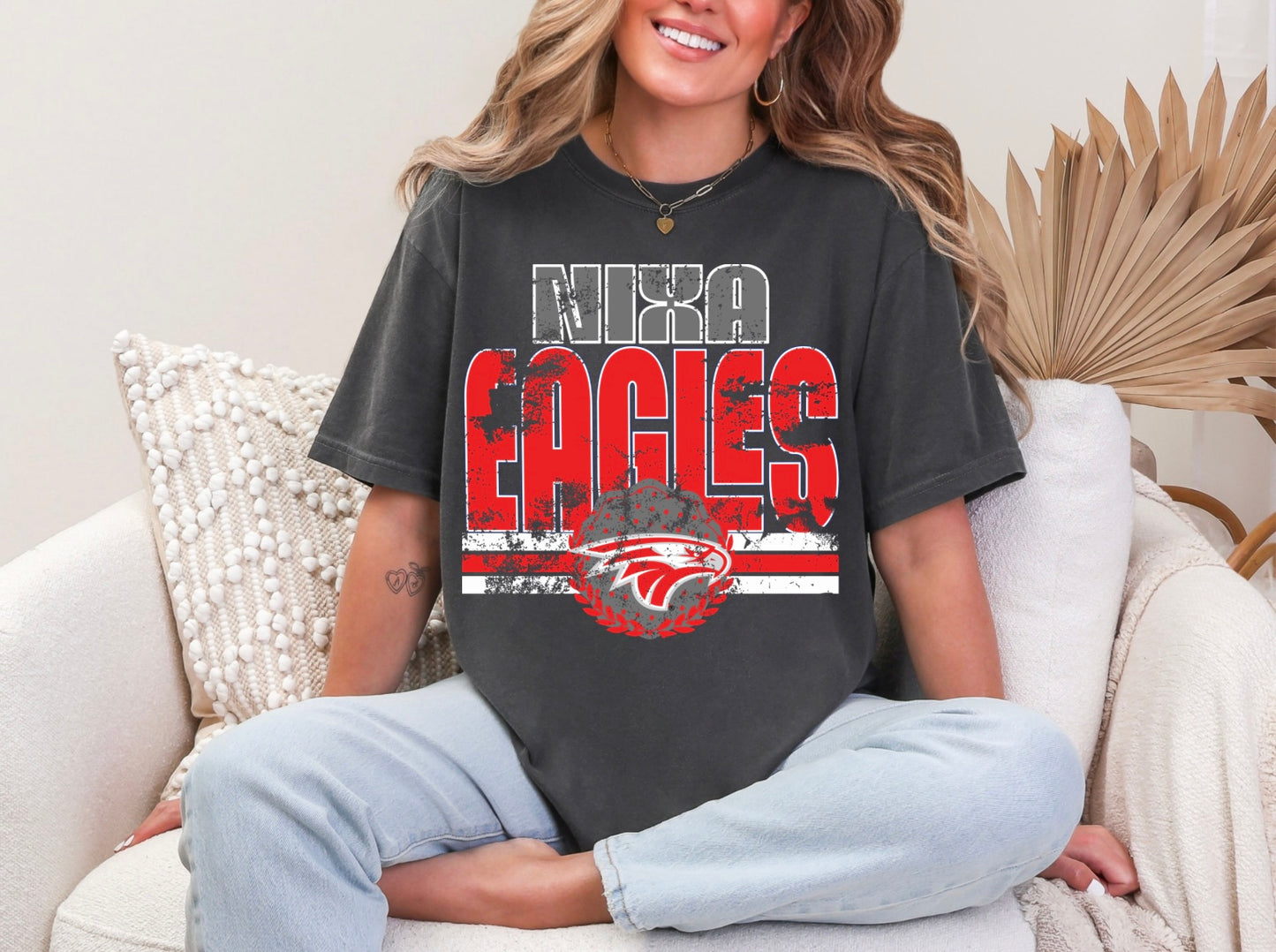 Nixa Eagles - w/striped mascot