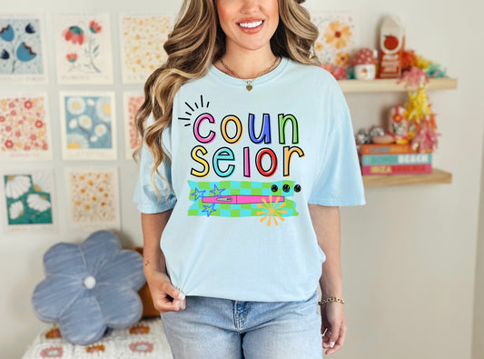 Counselor Colorful Burst