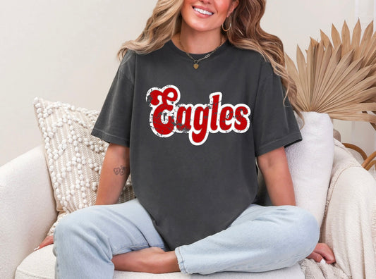 Eagles - retro Distressed