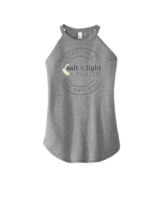 District Tri Rocker Tank - Gray Frost