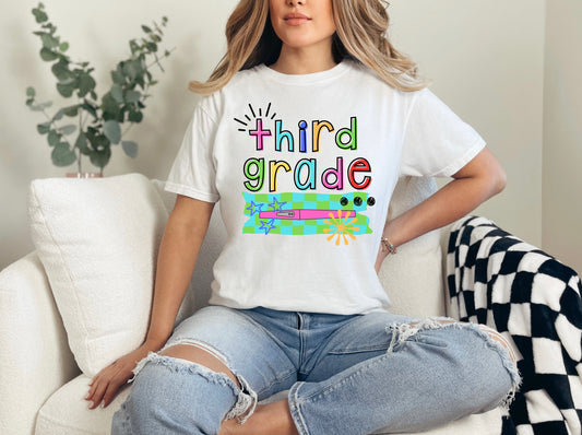 Third Grade Colorful Burst