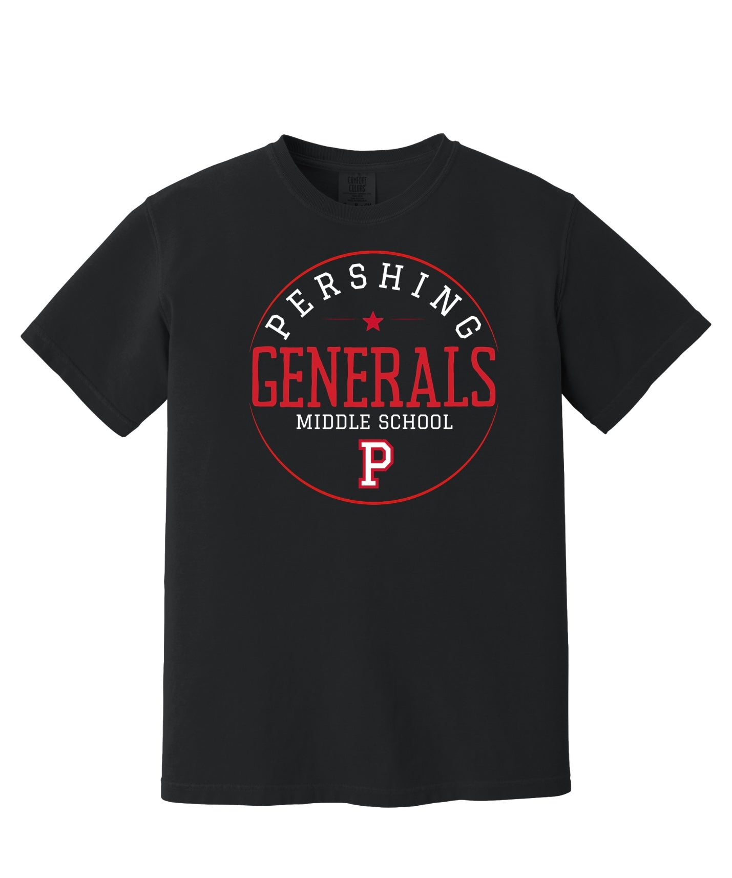 Pershing Generals Round - Adult T-shirt