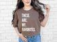Favorites T-Shirt - White Print