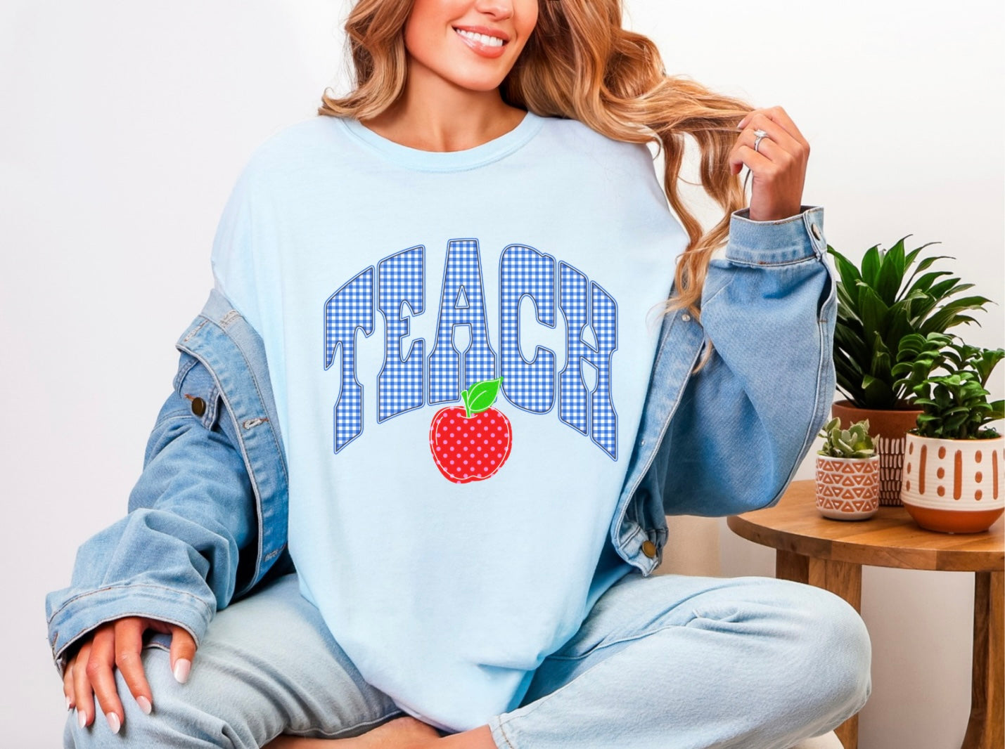 Blue Gingham - Teach