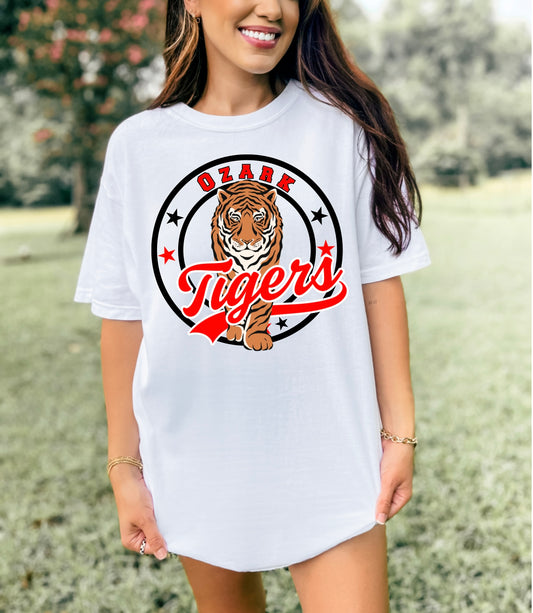 Ozark Round Star Mascot