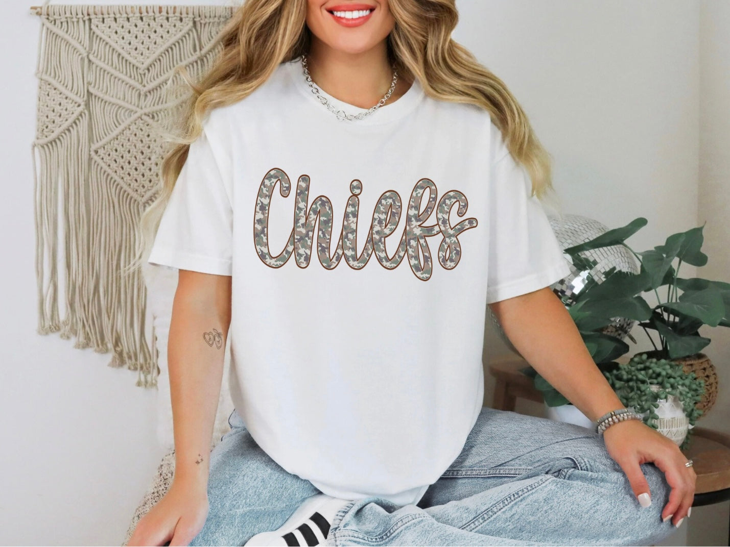Chiefs Camo Script