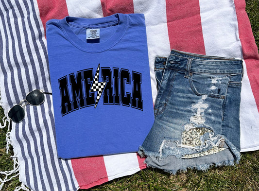 America - Black Checker