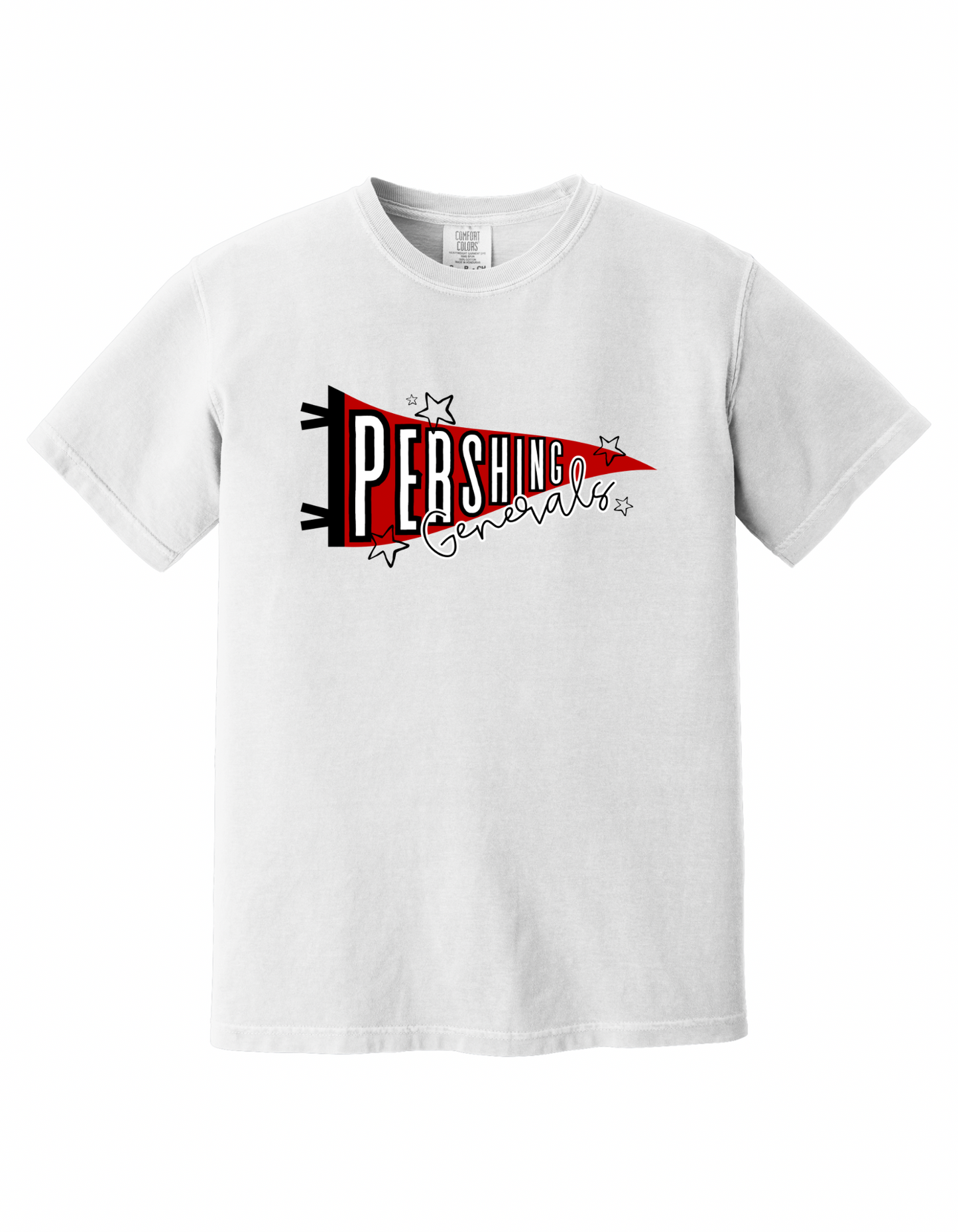 Pershing Generals Pennant - Adult T-shirt