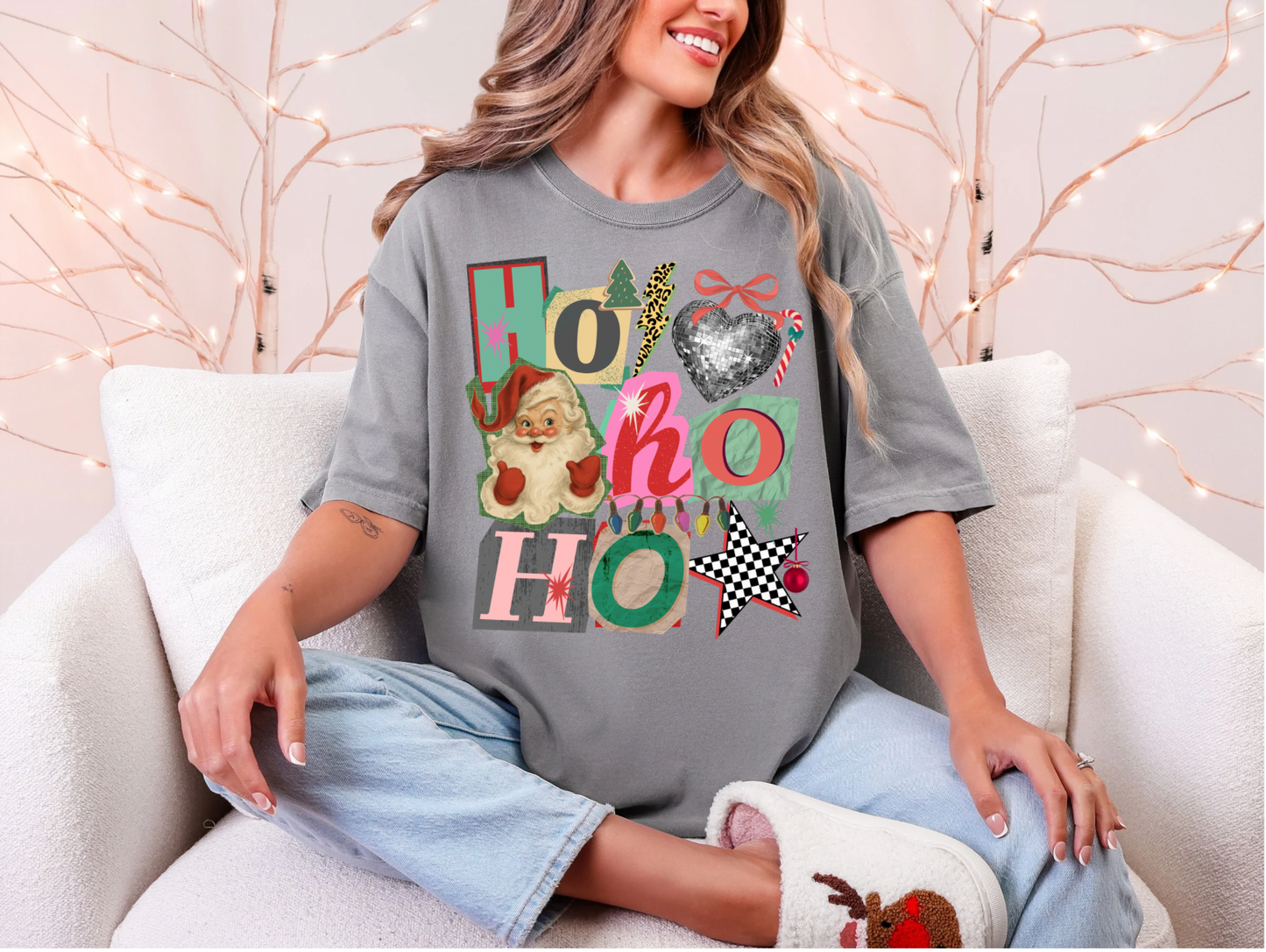 Ho Ho Ho Vintage Collage