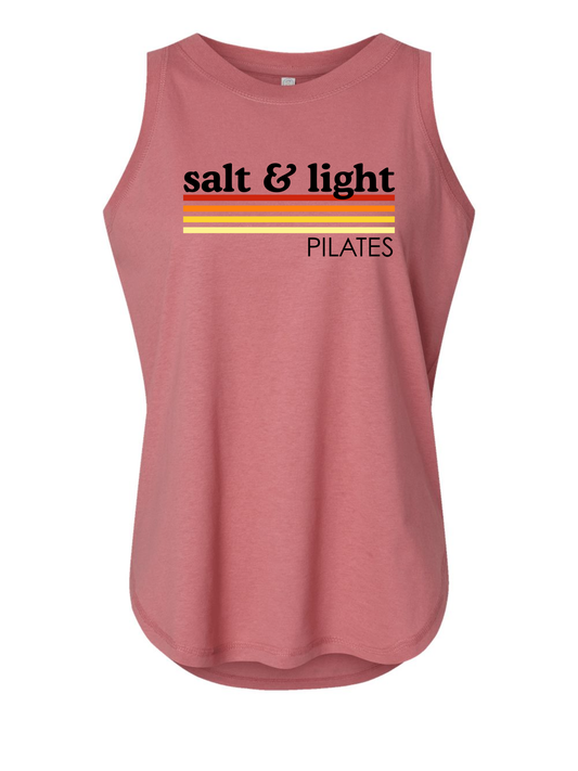 LAT Women's relaxed Fine Jersey Tank - Mauvelous