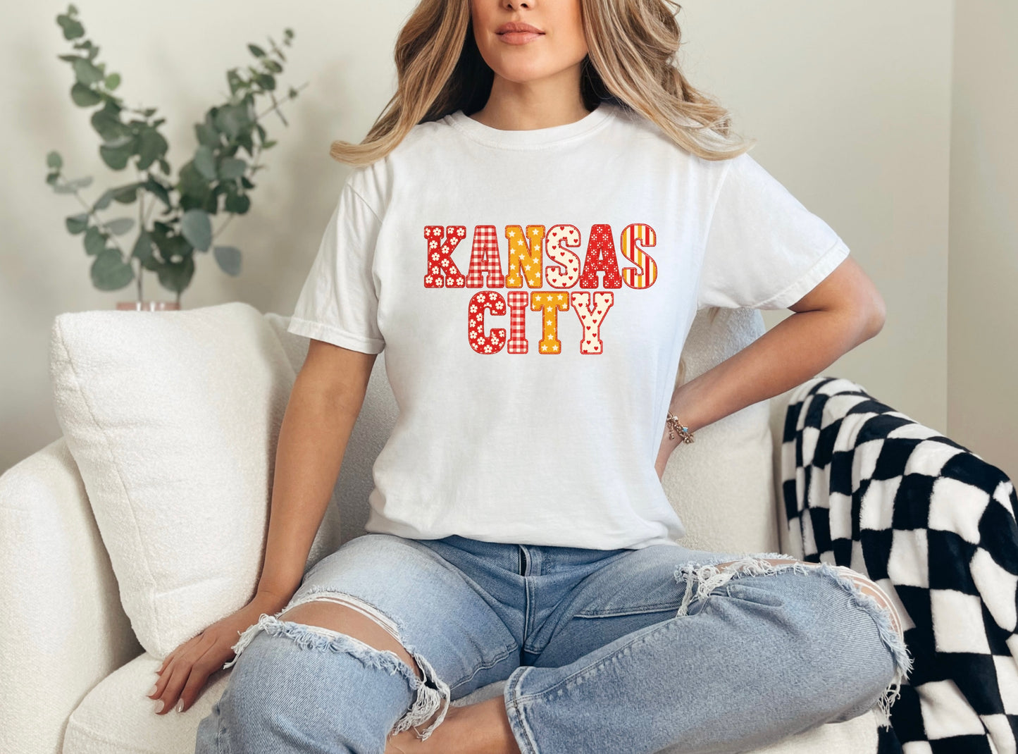 Kansas City Floral/Gingham/Star