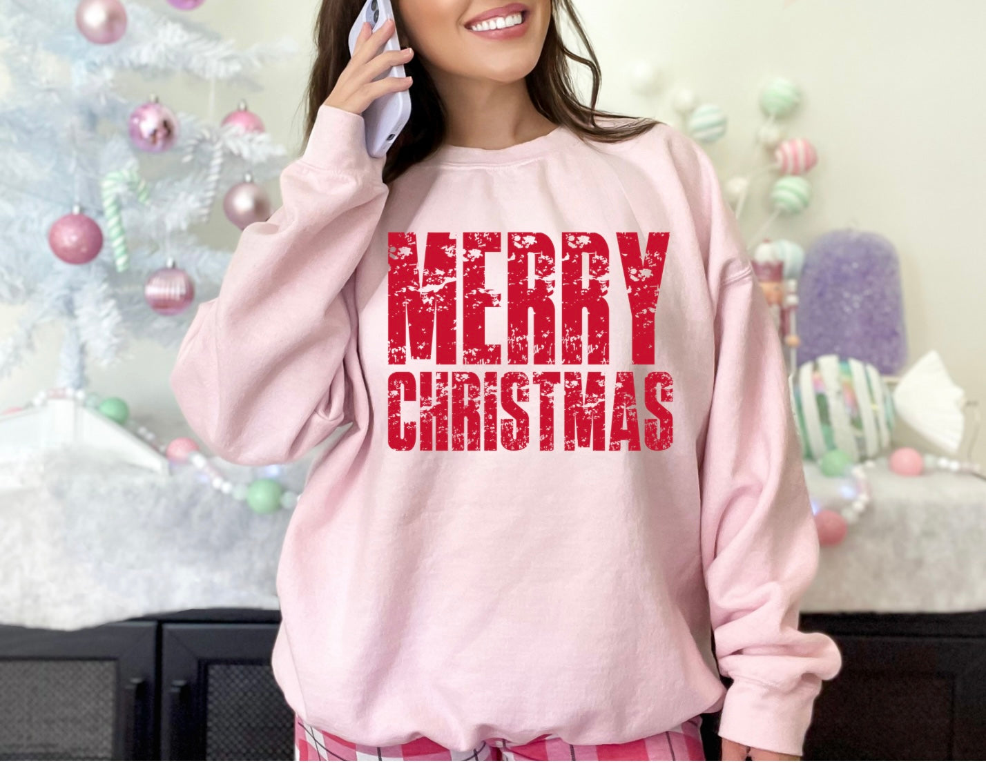 Merry Christmas - Distressed