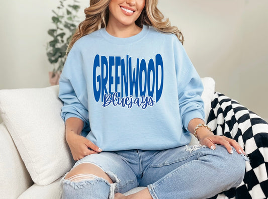 Greenwood Bluejays Whimsical Font