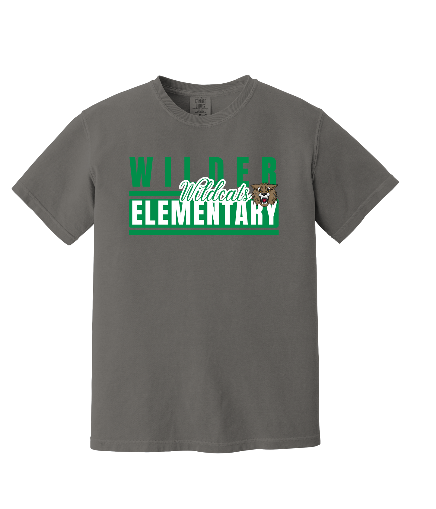 Wilder Elementary Wildcats w/stripes- Adult