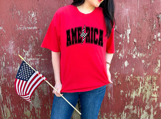 America - Black Checker