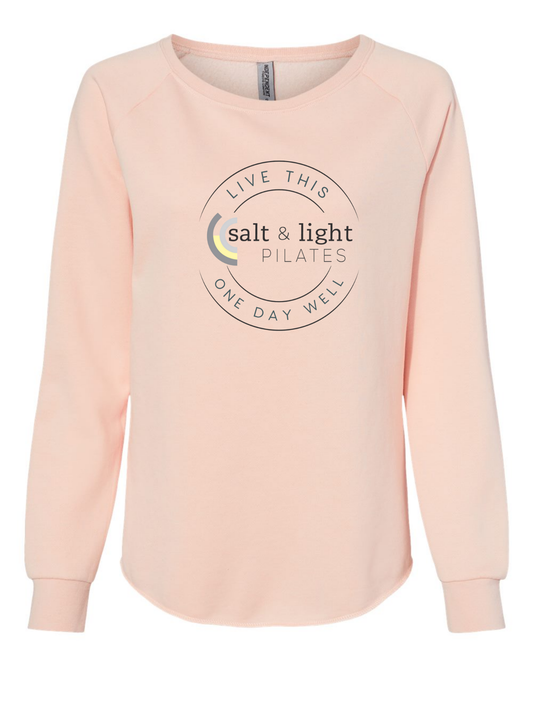 Independent Rounded Hem Sweatshirt - Blush