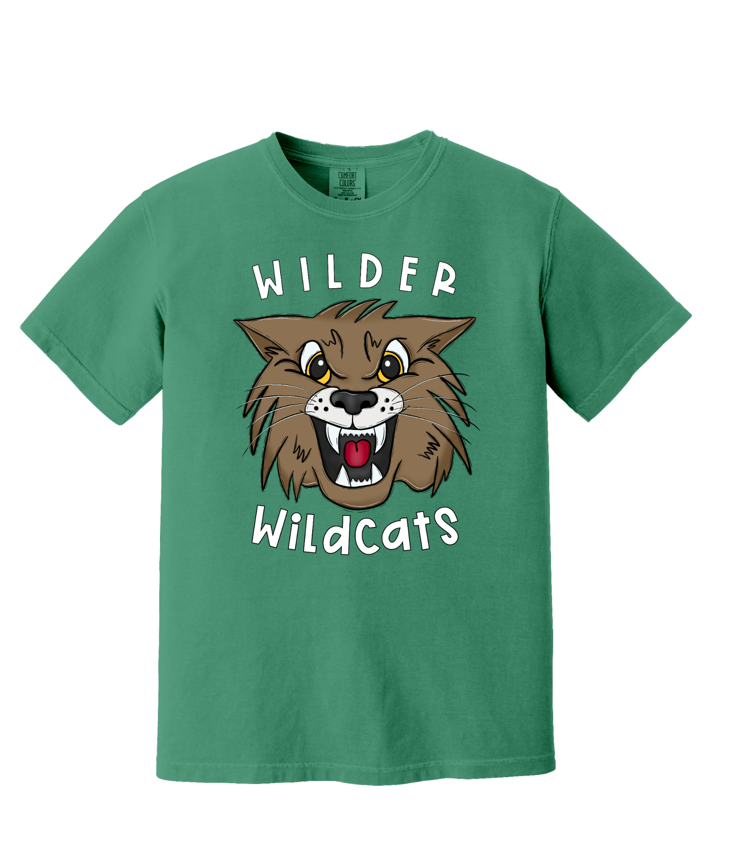 Wilder Wildcats Large Colorful Mascot Face  - Adult